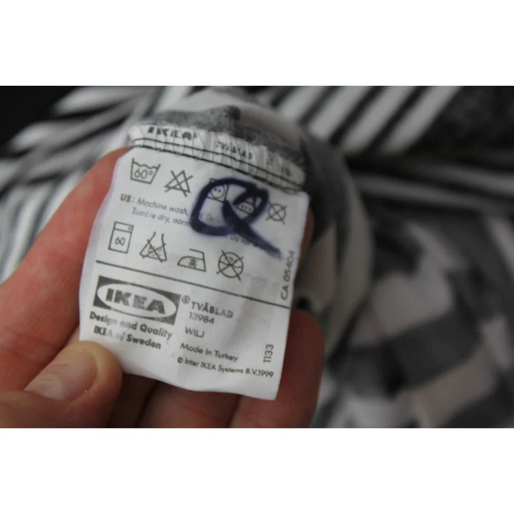 Ikea TVABLAD (DOUBLE/QUEEN) Duvet Cover Set Bright Colors WILJ Cotton 13984 NICE